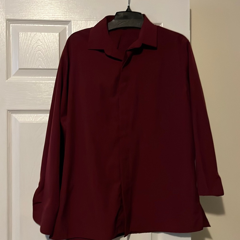 Doc & Amelia Maroon Buttondown